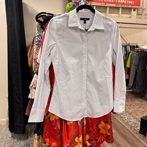 Banana Republic striped Riley tailored fit button down shirt new with tag size S